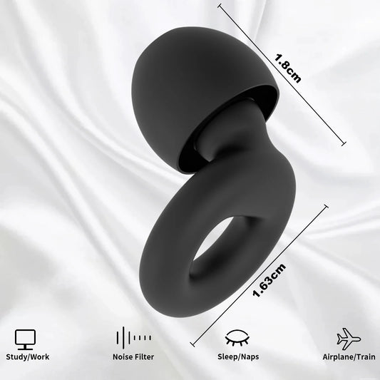 Reusable Silicone Sleep Earplugs