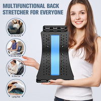 Back Stretcher Pain Relief Multi-Level Support Board for Lower Upper Spine