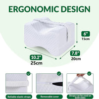 KneeRest™ Memory Foam Knee Pillow with Strap