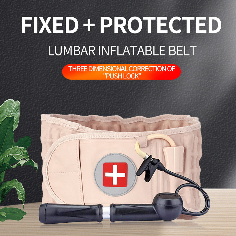 SpineRelief™ Inflatable Lumbar Decompression Belt - Instant Lower Back Pain Relief for Herniated Disc & Sciatica | Wearable Spinal Traction Support